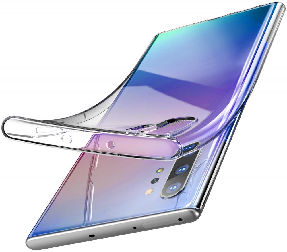 Samsung Galaxy Note 10 Plus - Transparent TPU Skal