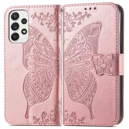 Samsung Galaxy A53 5G Fodral Butterfly Roséguld