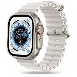 Tech-Protect Tech-Protect Apple Watch 42/44/45/49 mm Armband Iconband Pro Beige - Teknikhallen.se