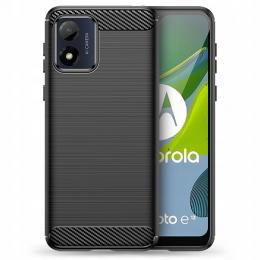 Tech-Protect Motorola Moto E13 Skal Borstad Stål Textur Svart