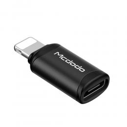 Mcdodo USB-C Hona - Lightning Hane Adapter Svart