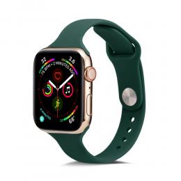 Silikon Armband Apple Watch 42/44/45/49 mm Mörk Grön
