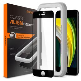 Spigen iPhone 7/8/SE ALM Glas FC Heltäckande Skärmskydd