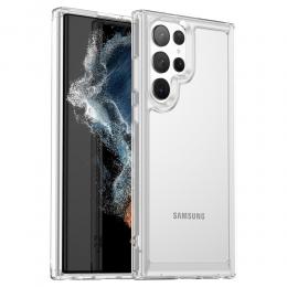  Samsung Galaxy S23 Ultra Skal Shockproof AirBag Transparent - Teknikhallen.se