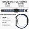 Sportarmband Dual-Color Apple Watch 42/44/45/49 mm (S/M) Svart/Bl