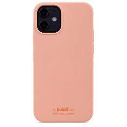 holdit iPhone 12 Mini Mobilskal Silikon Pink Peach