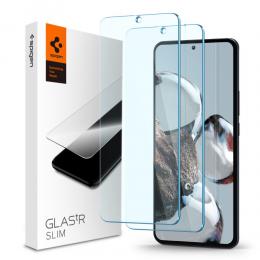 Spigen Xiaomi 12T / 12T Pro 2-PACK Skärmskydd Slim Glas.tR