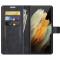 Samsung Galaxy S22 Ultra Fodral Solid Lder Svart