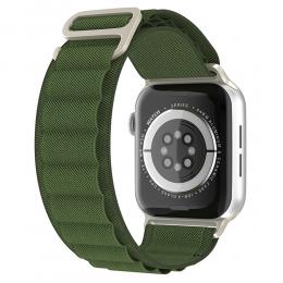 Apple Watch 38/40/41 mm Armband Alpine Pro Loop Militär Grön