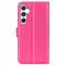 Samsung Galaxy S24 Fodral Litchi Lder Rosa