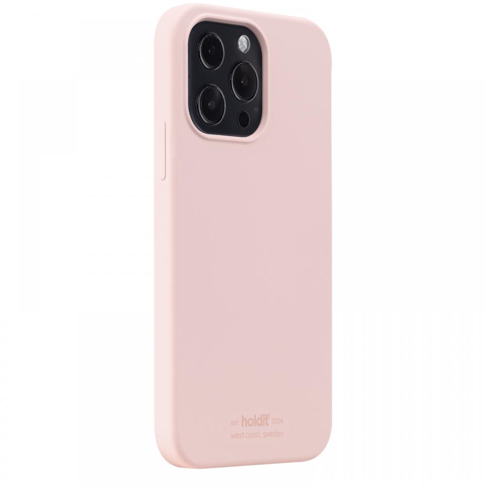 holdit iPhone 13 Pro - Mobilskal Silikon - Blush Pink