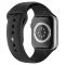 Apple Watch 42/44/45/49 mm Silikon Armband (M/L) Svart