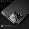 iPhone 13 Pro Max - Borstad Stl Textur Skal - Bl