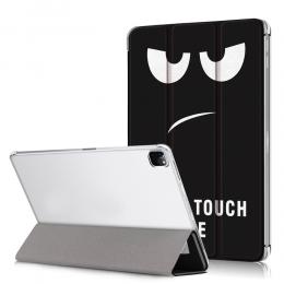 iPad Pro 12.9 (2018/2020/2021) - Tri-Fold Läder Fodral - Dont Touch Me
