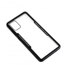 GEAR Samsung Galaxy A51 Mobilskal Härdat Glas Svart
