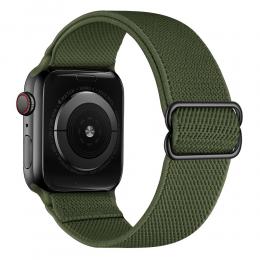 Nylon Armband Justerbart Apple Watch 42/44/45/49 mm Grön