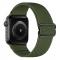 Nylon Armband Justerbart Apple Watch 42/44/45/49 mm Grn