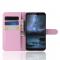 Nokia 9 PureView - Litchi Plnboksfodral - Ljus Rosa