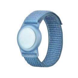 AirTag Nylon Armband För Barn (S) Blå