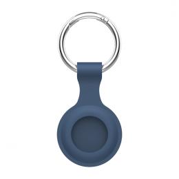AirTag Hållare med nyckelring - Mörk Blå