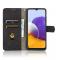 Samsung Galaxy A22 5G - Skin Touch Lder Fodral - Svart
