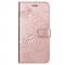 Samsung Galaxy S22 Ultra Fodral Tryck Butterfly Rosguld