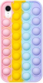 iPhone XR - Pop It Fidget Skal - Multicolor
