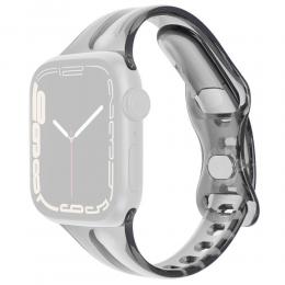 Apple Watch 38/40/41mm CrystalFlex TPU Armband Svart