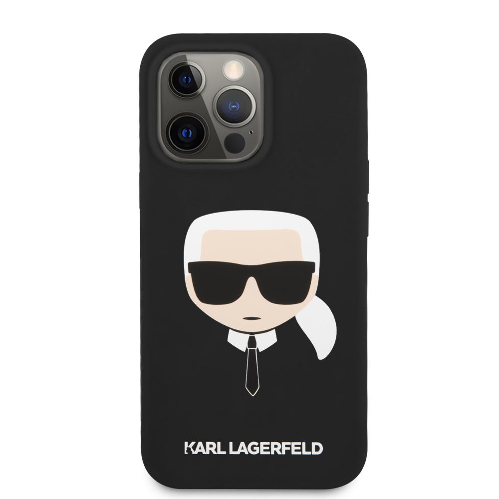 Karl Lagerfeld iPhone 13 Pro Skal Liquid Silikon Svart