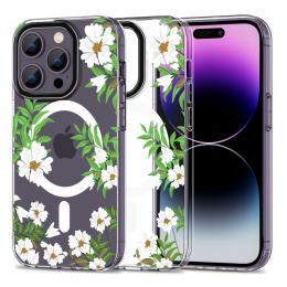 Tech-Protect iPhone 14 Pro Max Skal MagMood MagSafe Spring Daisy