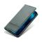 AZNS iPhone 14 Pro Fodral Flip Lder Mrk Grn