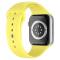Apple Watch 42/44/45/49 mm Silikon Armband (M/L) Gul