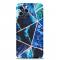 iPhone 12 Pro Max - Lyxigt Marmor TPU Skal - Bl