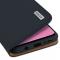 Samsung Galaxy S10 Plus - DUX DUCIS kta Lder Fodral - Bl