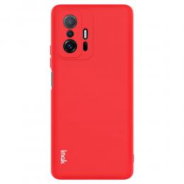 IMAK Xiaomi 11T / 11T Pro Skal Skin Touch Röd