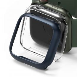 Ringke Apple Watch 7/8 45 mm Skal 2-PACK Slim Transparent/Blå