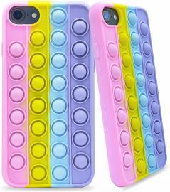  iPhone 6/7/8/SE (2020/2022) - Pop It Fidget Skal - Multicolor - Teknikhallen.se