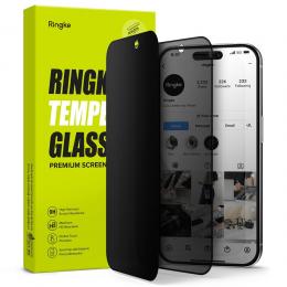 Ringke Ringke iPhone 15 Pro Max Skärmskydd Härdat Glas Privacy - Teknikhallen.se