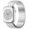 Apple Watch 42/44/45/49 mm Armband Magnetisk Loop Silver