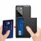 Samsung Galaxy S21 Ultra - Hybrid Skal Med Kortfack - Svart