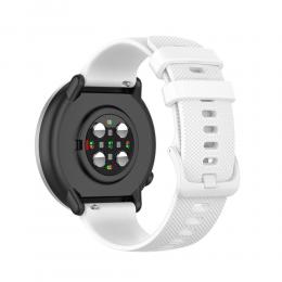 Silikon Armband För Smartwatch - Vit (20 mm)