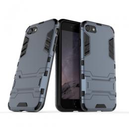 iPhone 7/8/SE Skal Hybrid Armor Kickstand Navy Blue