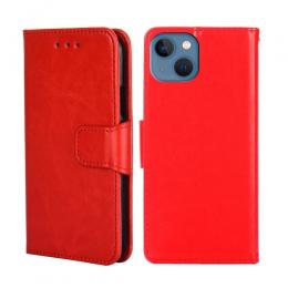 iPhone 14 Fodral Klassisk Textur Röd