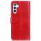 Samsung Galaxy S24 Fodral Crazy Horse Lder Rd