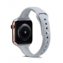 Silikon Armband Apple Watch 41/40/38 mm - Grå