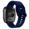 Silikon Armband Fitbit Versa/Versa 2 - Mrk Bl