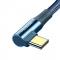Mcdodo 1.2m 100W USB-C/USB-C Elbow Laddkabel Bl