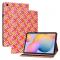 Samsung Galaxy Tab S6 Lite Fodral Vvd Textur Rosa/Gul