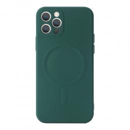 iPhone 12 Pro - Magnetisk MagSafe TPU Skal - Mörk Grön