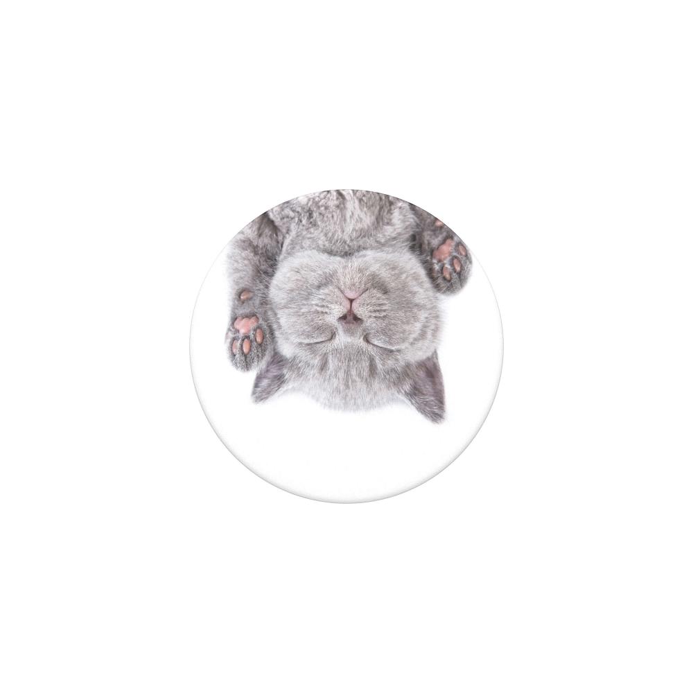 PopSockets Avtagbart Grip med Stllfunktion Cat Nap